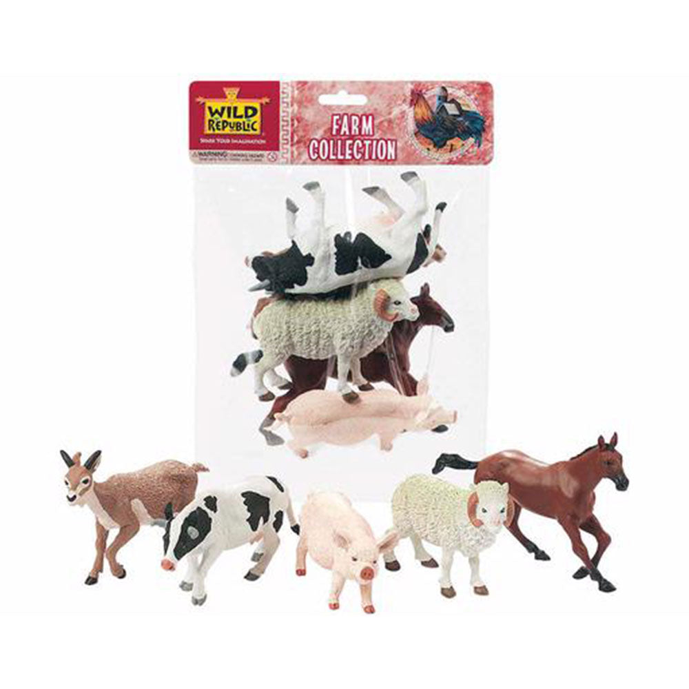 Wild Republic Polybag Animal Figurines 5PCS