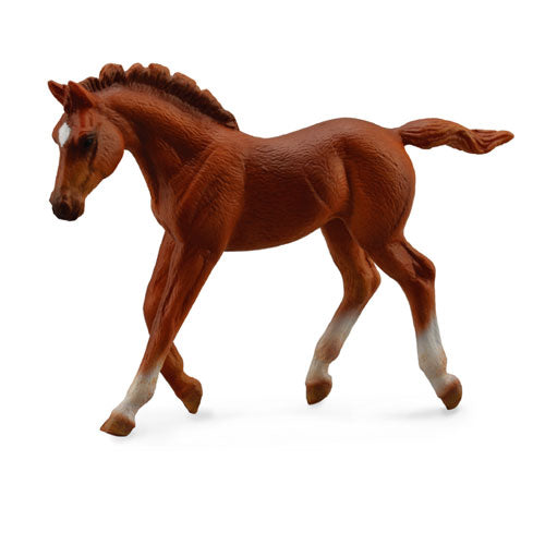 CollectA Thoroughbred Foal Chestnut (Medium)