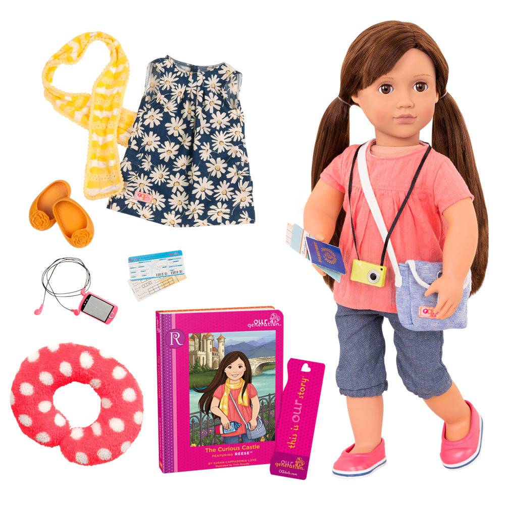 Vores generation Deluxe Doll med bog 46 cm