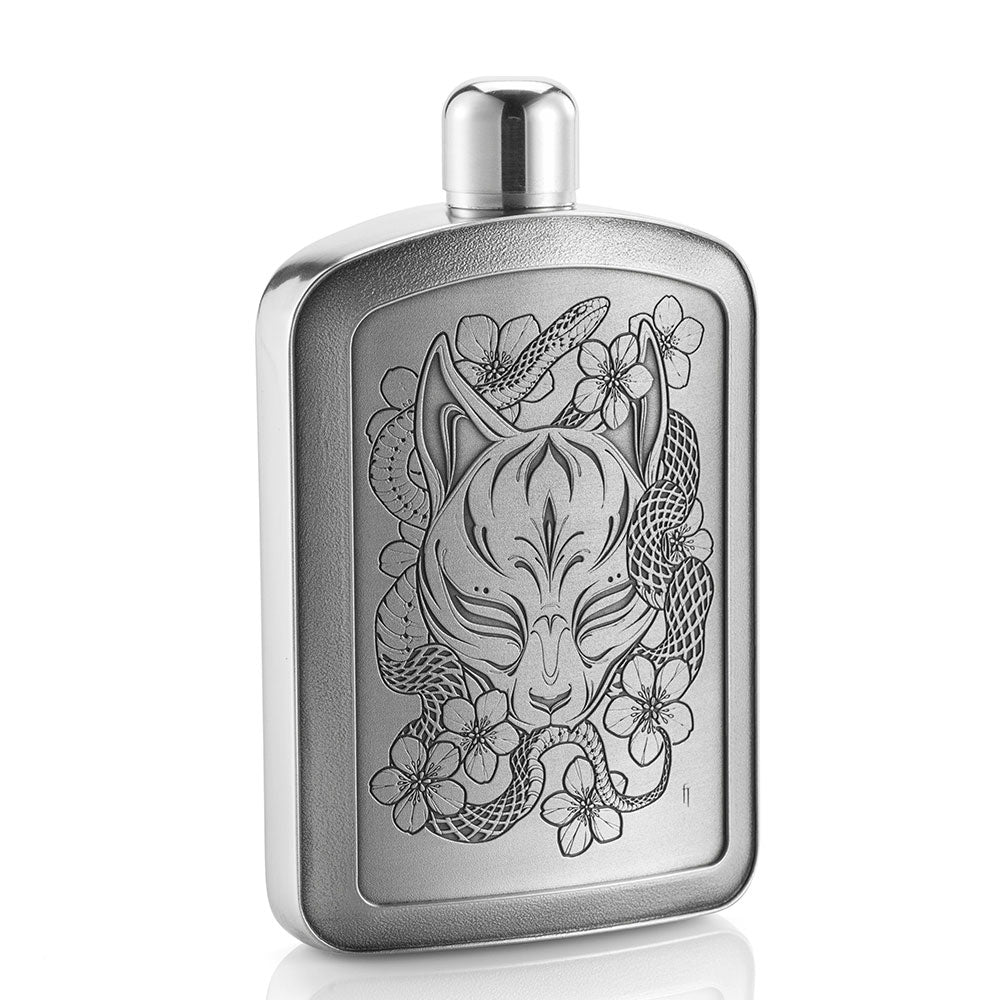 Royal Selangor Fin T Hip Flask 15cl