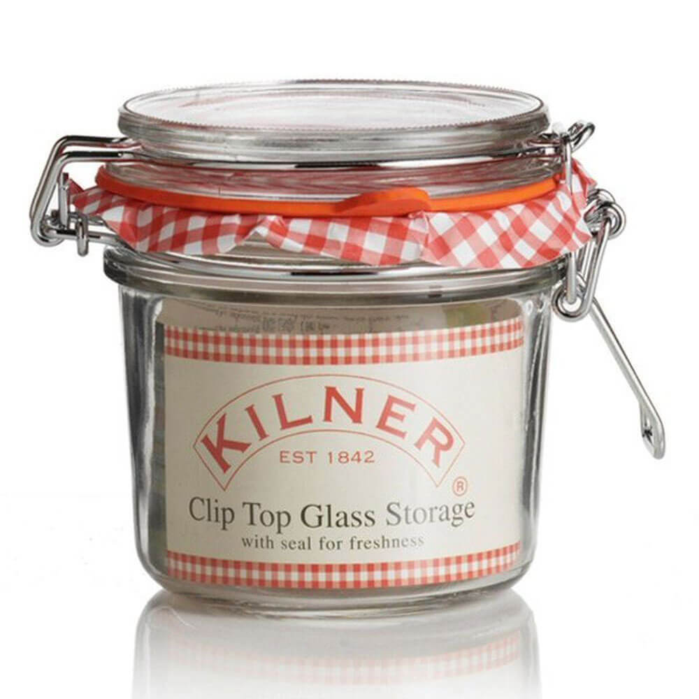 Kilner Clip Top Round Jar (Clear)