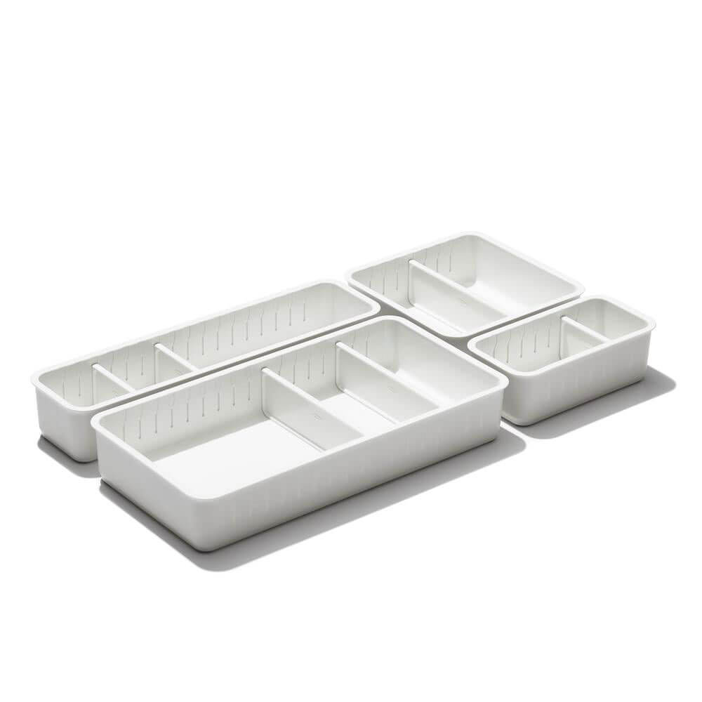 OXO Good Grips Adjustable Drawer Bin Set