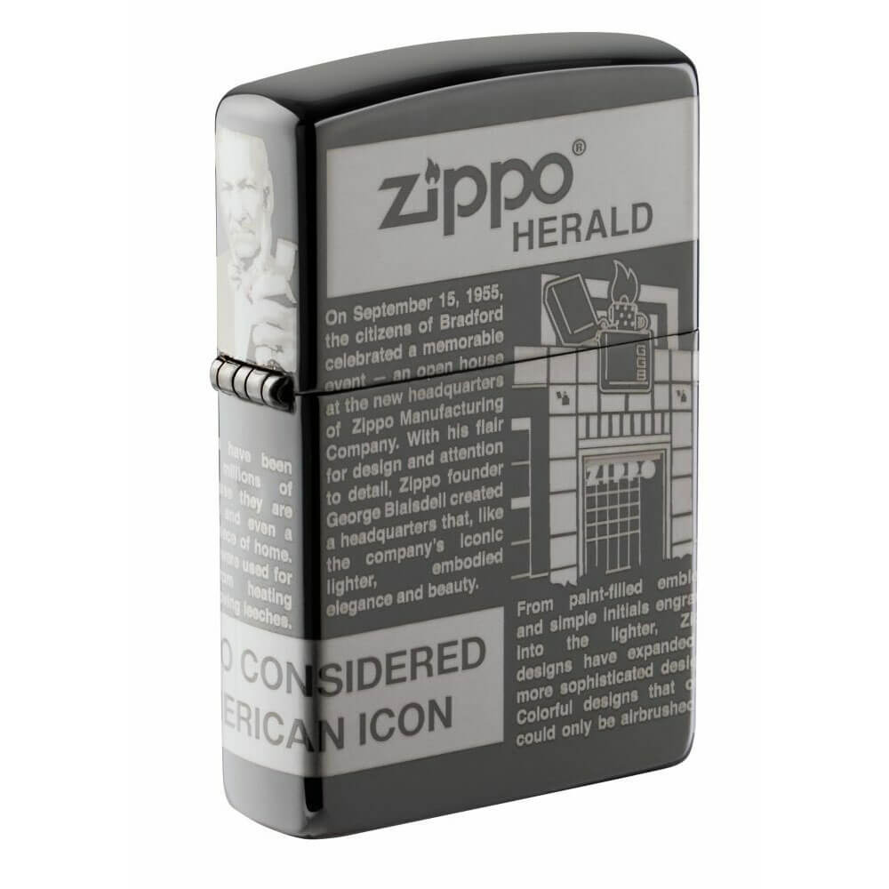 Zippo Black Ice Design Lost