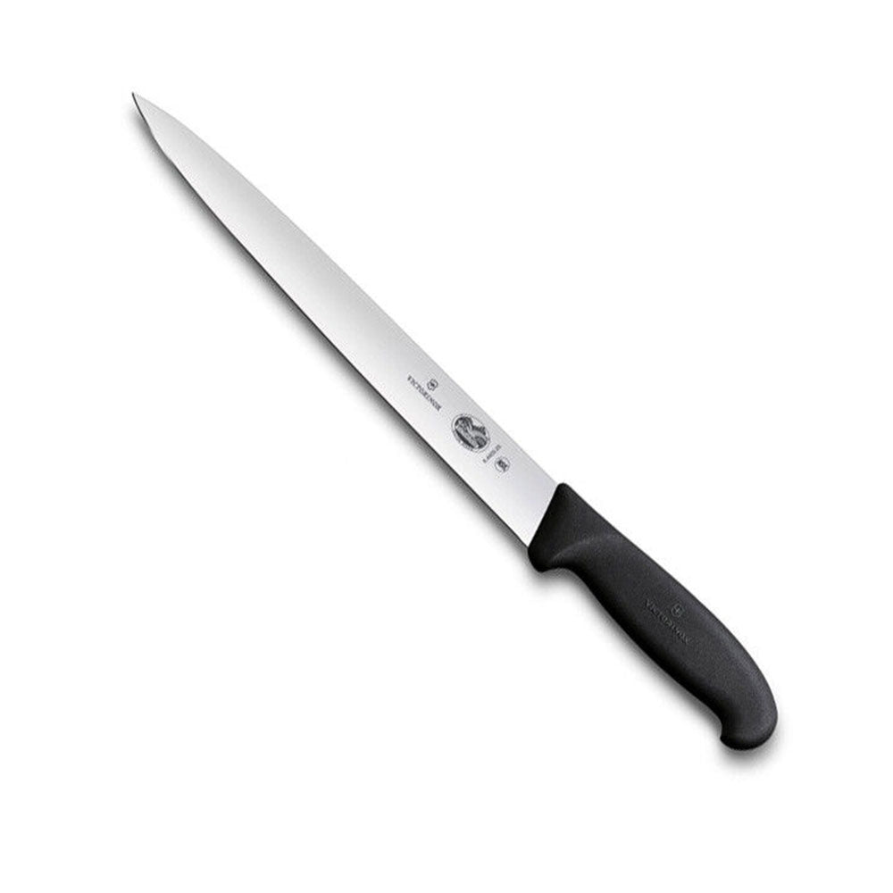 Pekad spetsskant Skivkniv Fibrox 25cm (svart)