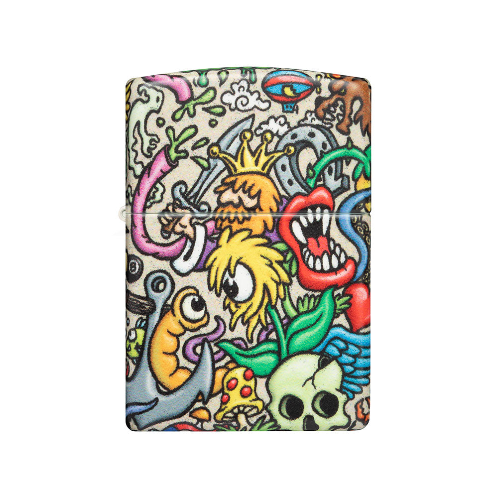 Zippo Tattoo 540カラー風プルーフライター