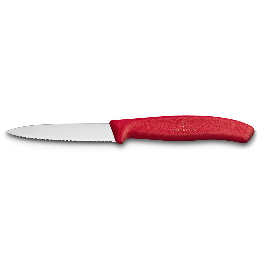 Victorinox groente puntig paring mes 8 cm (rood)