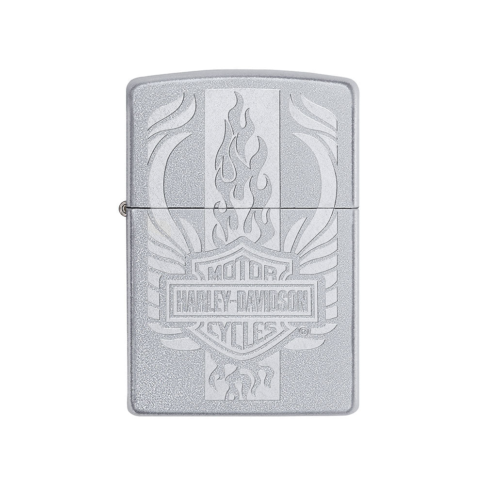 Zippo Harley Davidson Chrome vindtett lettere