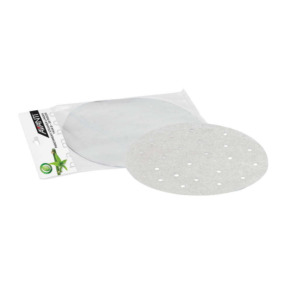 Avanti Steamer Liners 19cm (Pack of 20)