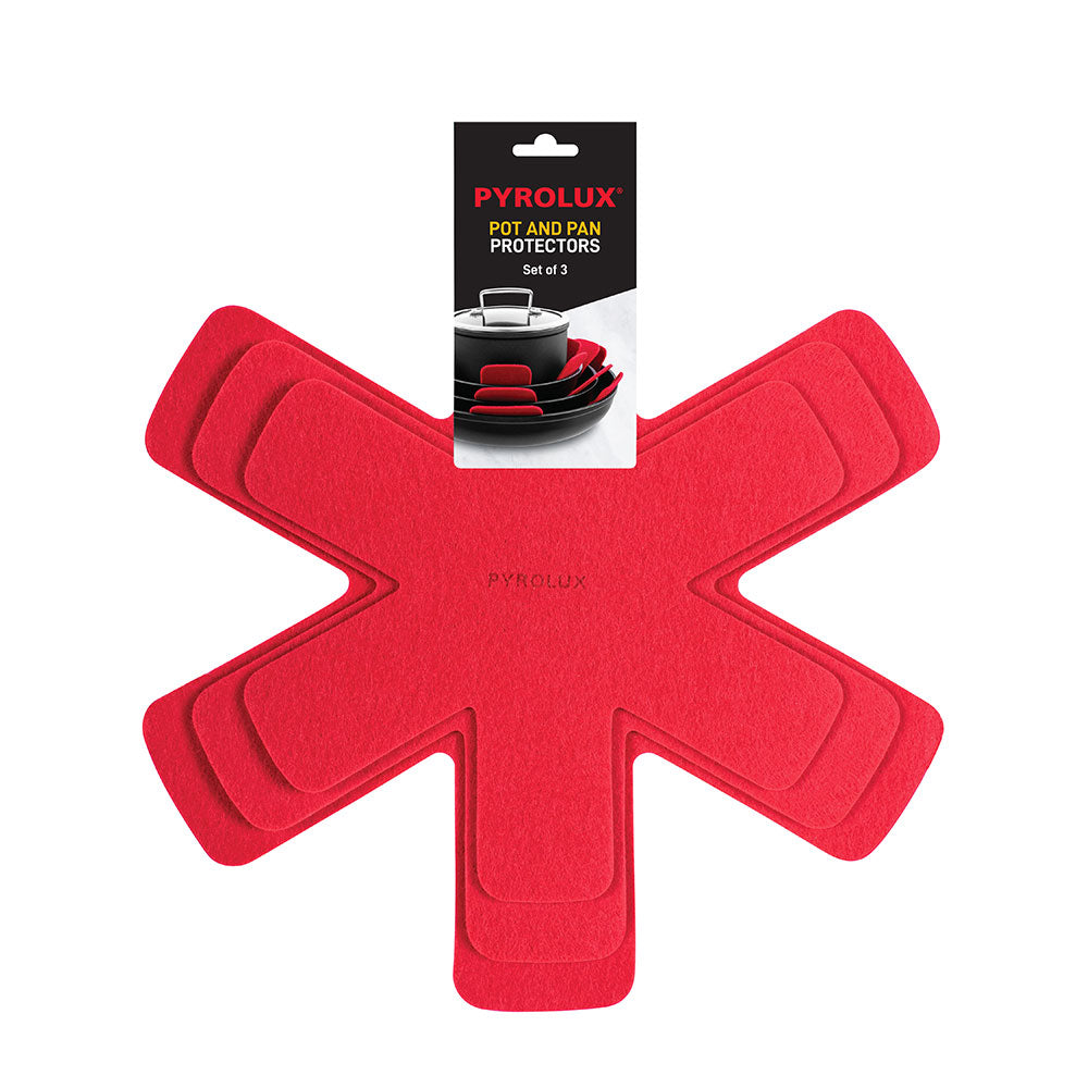 Pyrolux Pan Protector 3pcs (Red)