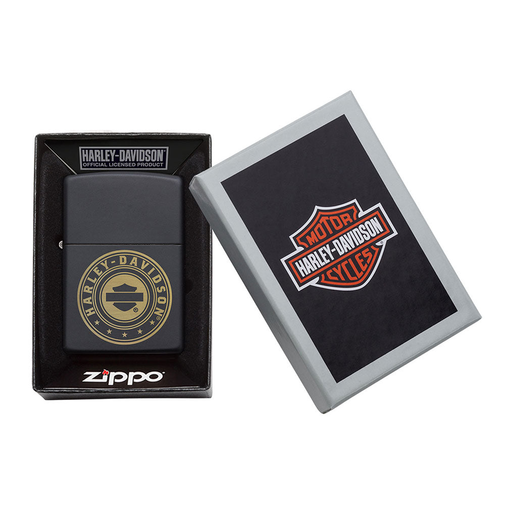 Zippo Harley Davidson Matte sort lighter