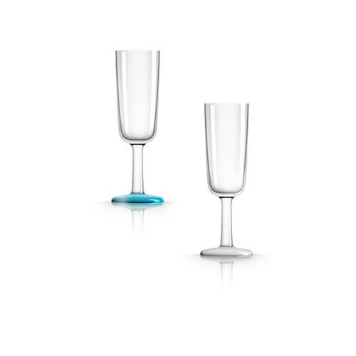 180mL Champagne Flute Glass Tritan Plasticware