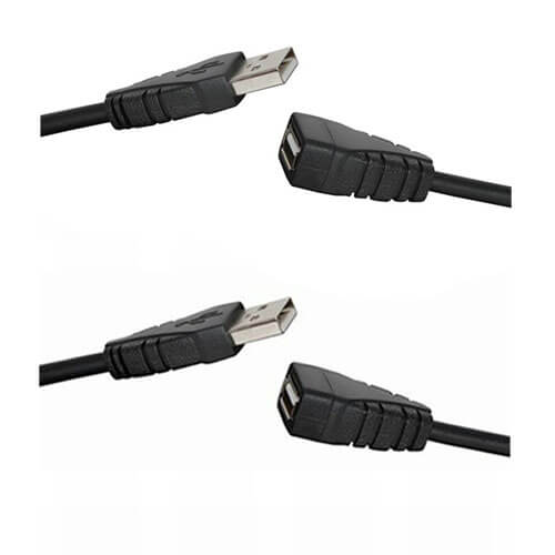 USB 2.0 Type-A Plug to Socket Cable 1pc