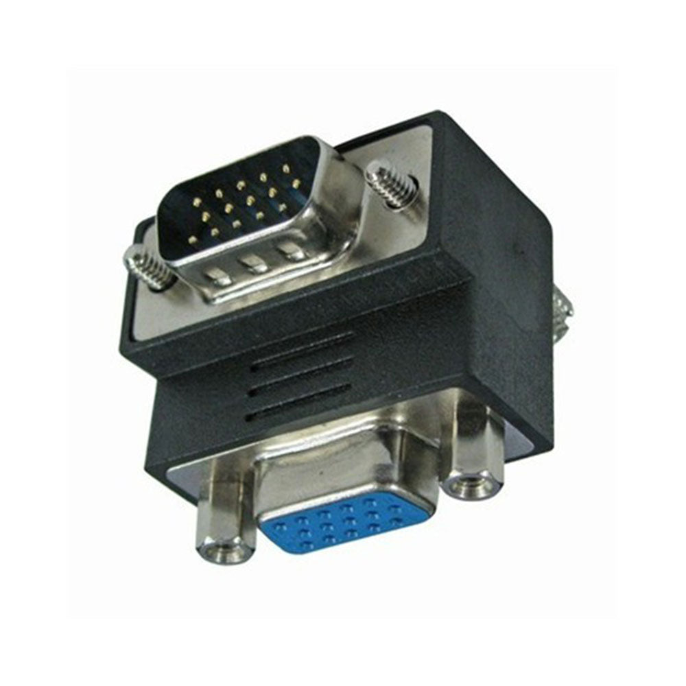 VGA -plug op socket 90 graden adapter