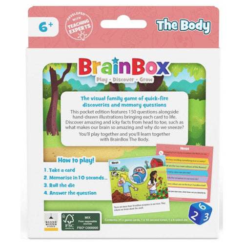 BrainBox Pocket The Body Strategy Game