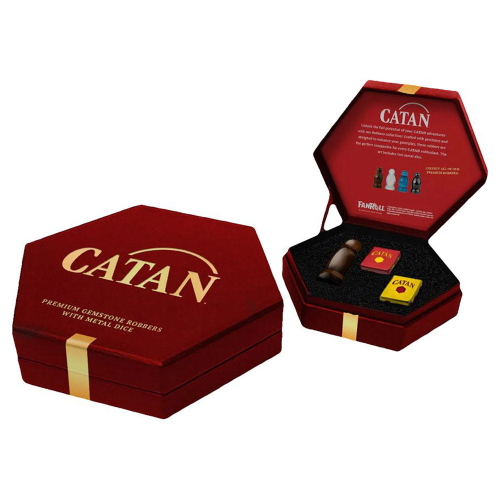 MDG Catan Premium Robber and Metal Dice Set