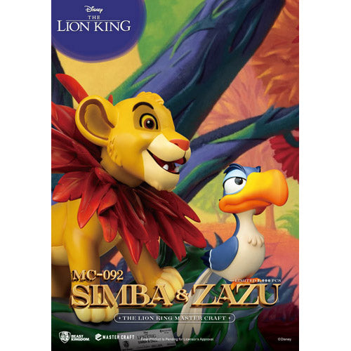 BK Master Craft the Lion King Little Simba & Zazu Figure