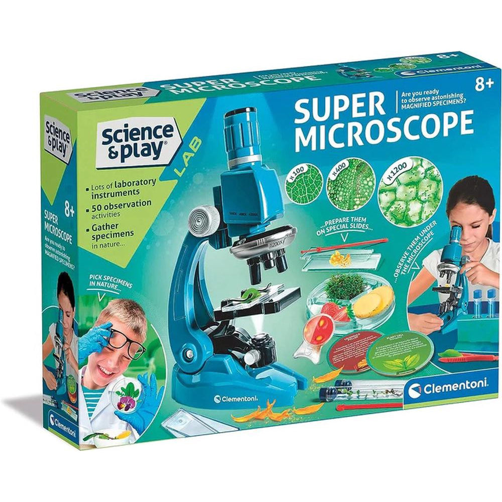 Clementoni Science and Play Super Microscope Educational Toy