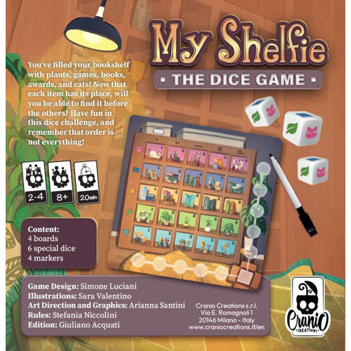 My Shelfie The Dice Game Game