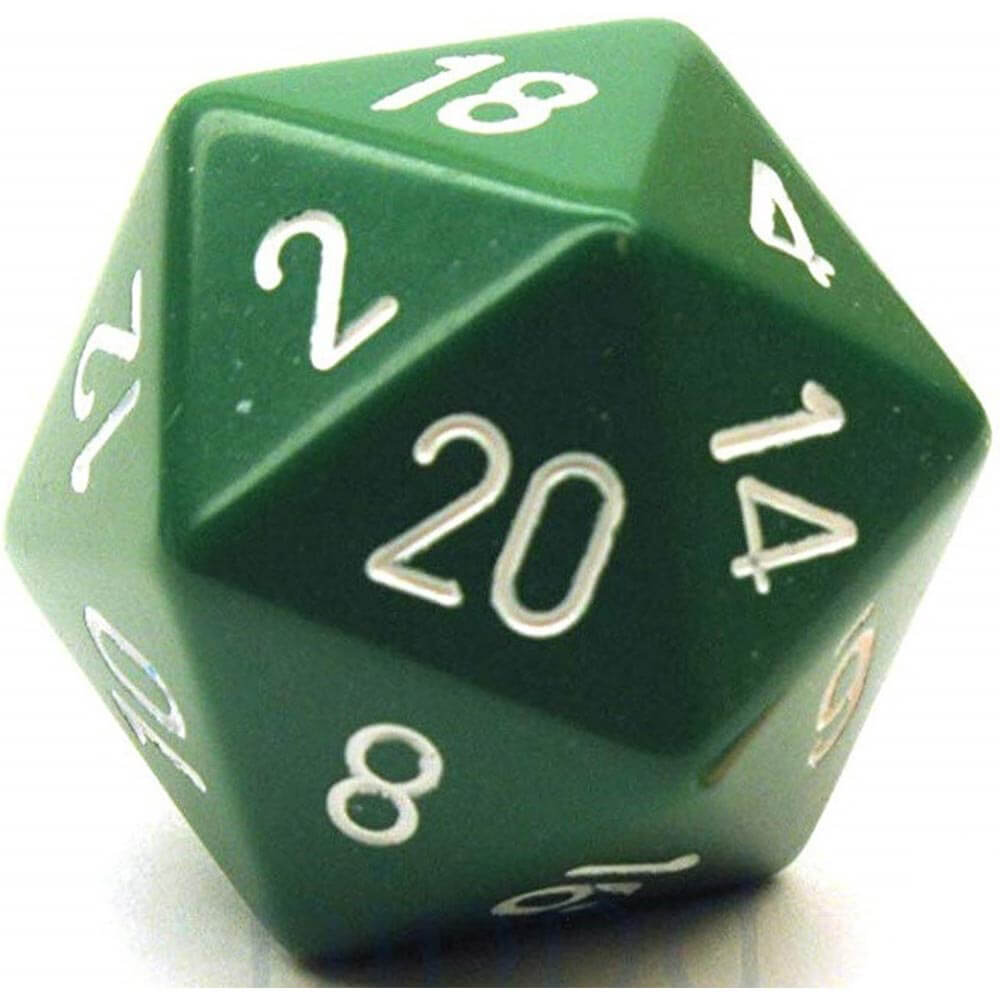 D20 DICE OPAQUE（34mm）