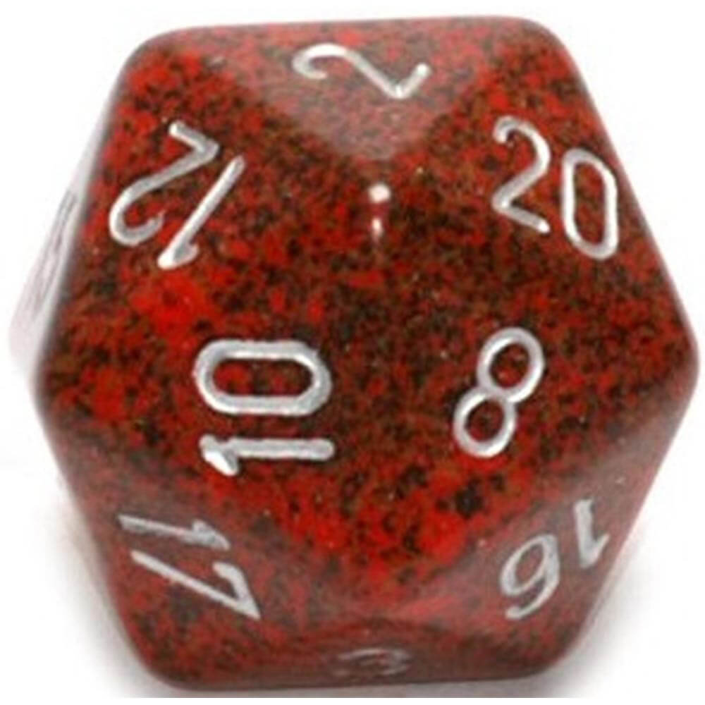 D20 terninger plettet (34 mm)