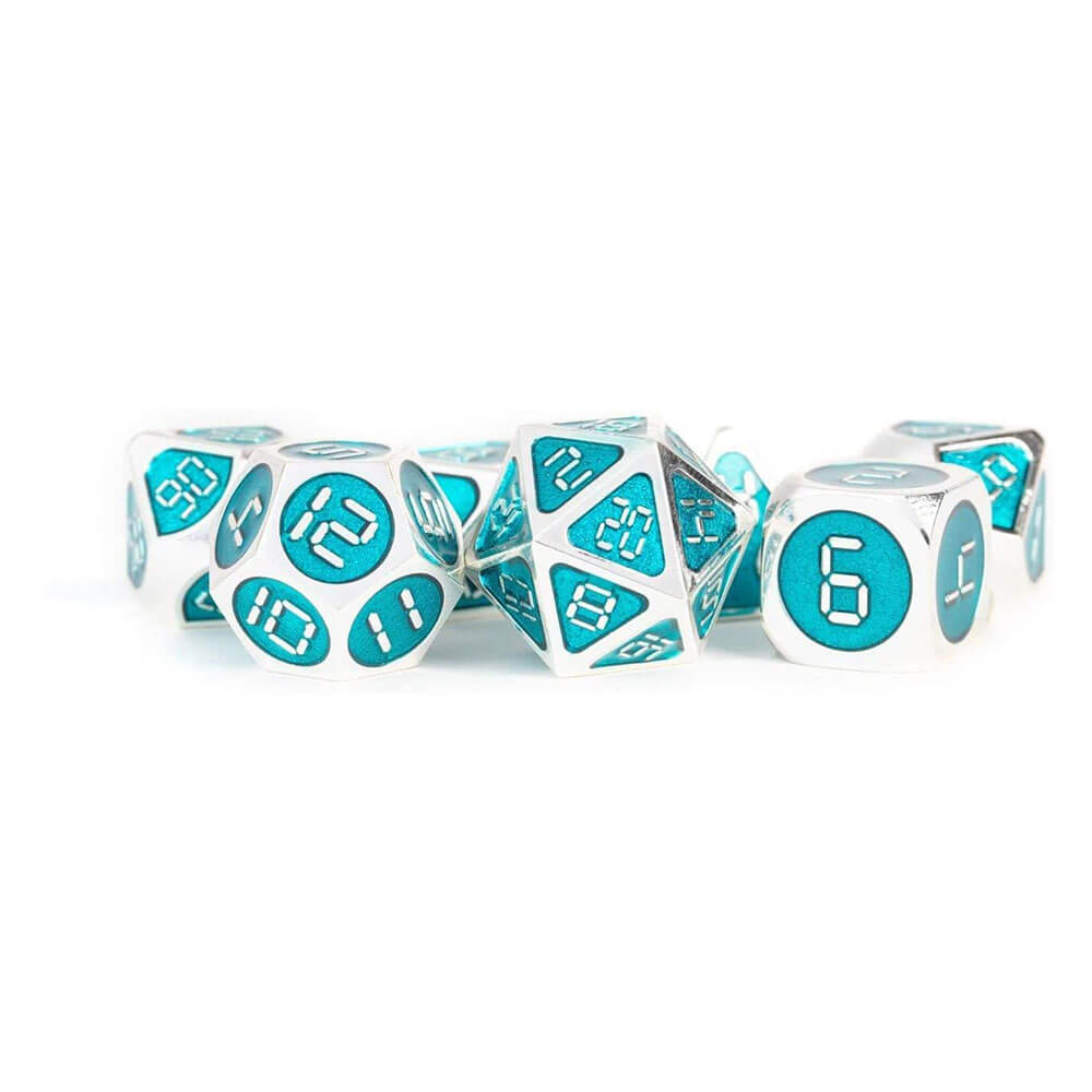 MDG Digital Enamel Metal Dice Set 16 mm