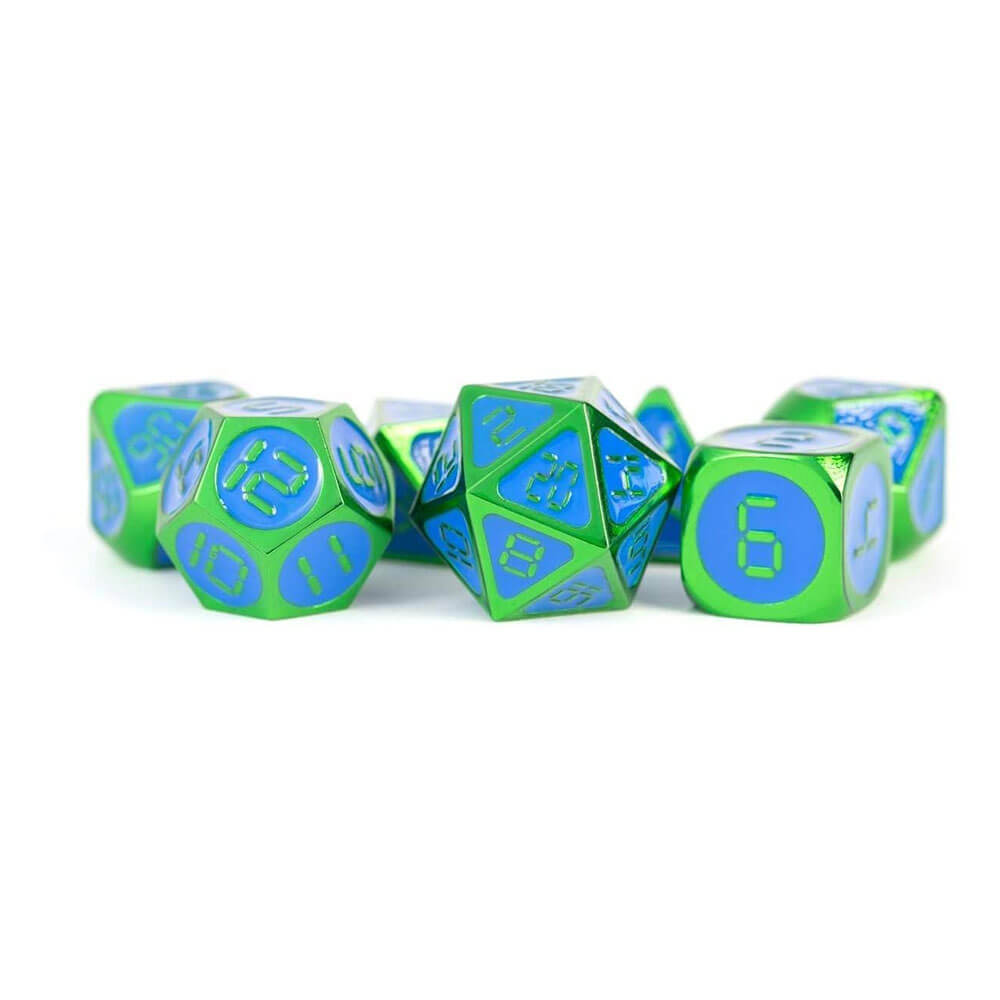 MDG Digital Enamel Metal Dice Set 16 mm