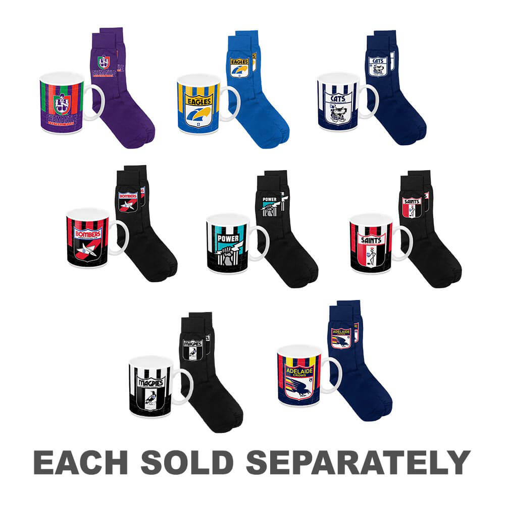 AFL Coffee Mug and Socks Heritage