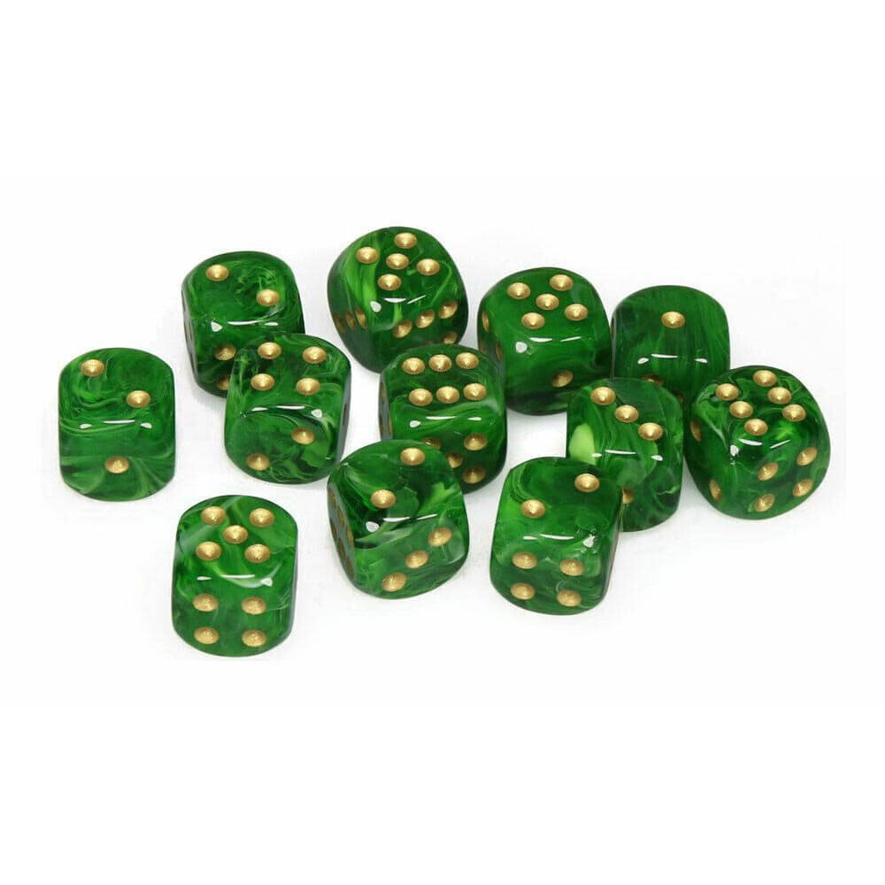 D6 DICE VORTEX 16mm (12 terninger)