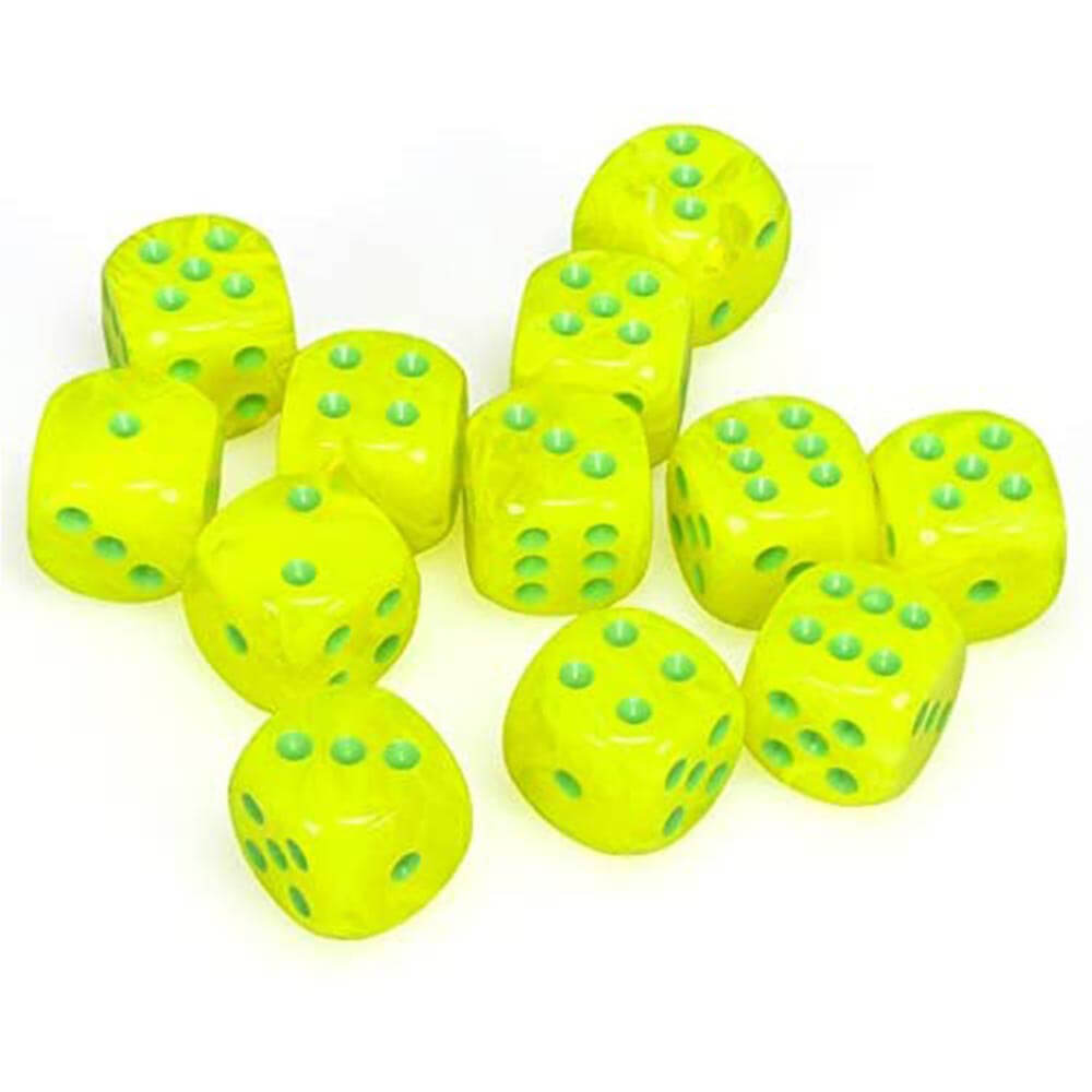 D6 DICE VORTEX 16mm (12 terninger)