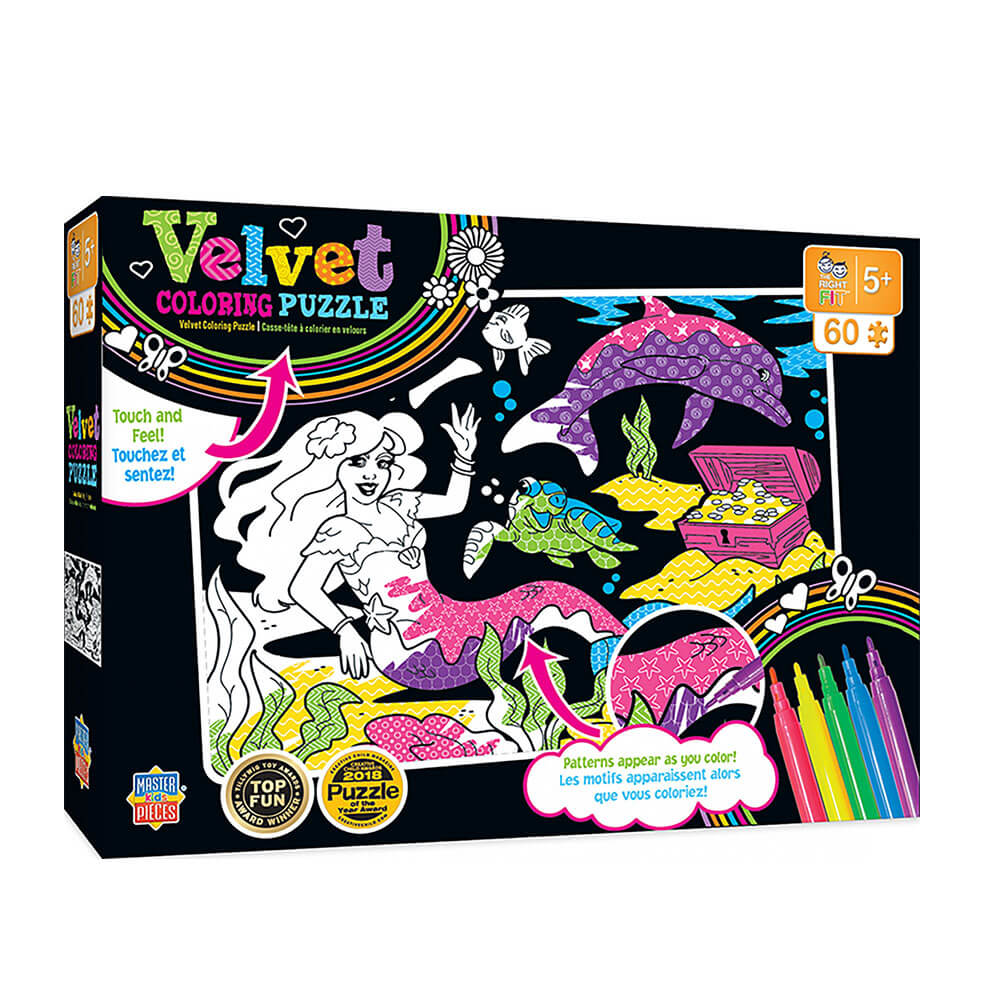 MP Kids Velvet Coloring Puzzle (60 st)