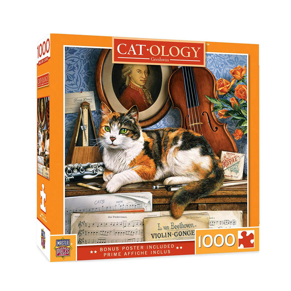 Masterpieces puzzle cat-teknik (1000 stk)