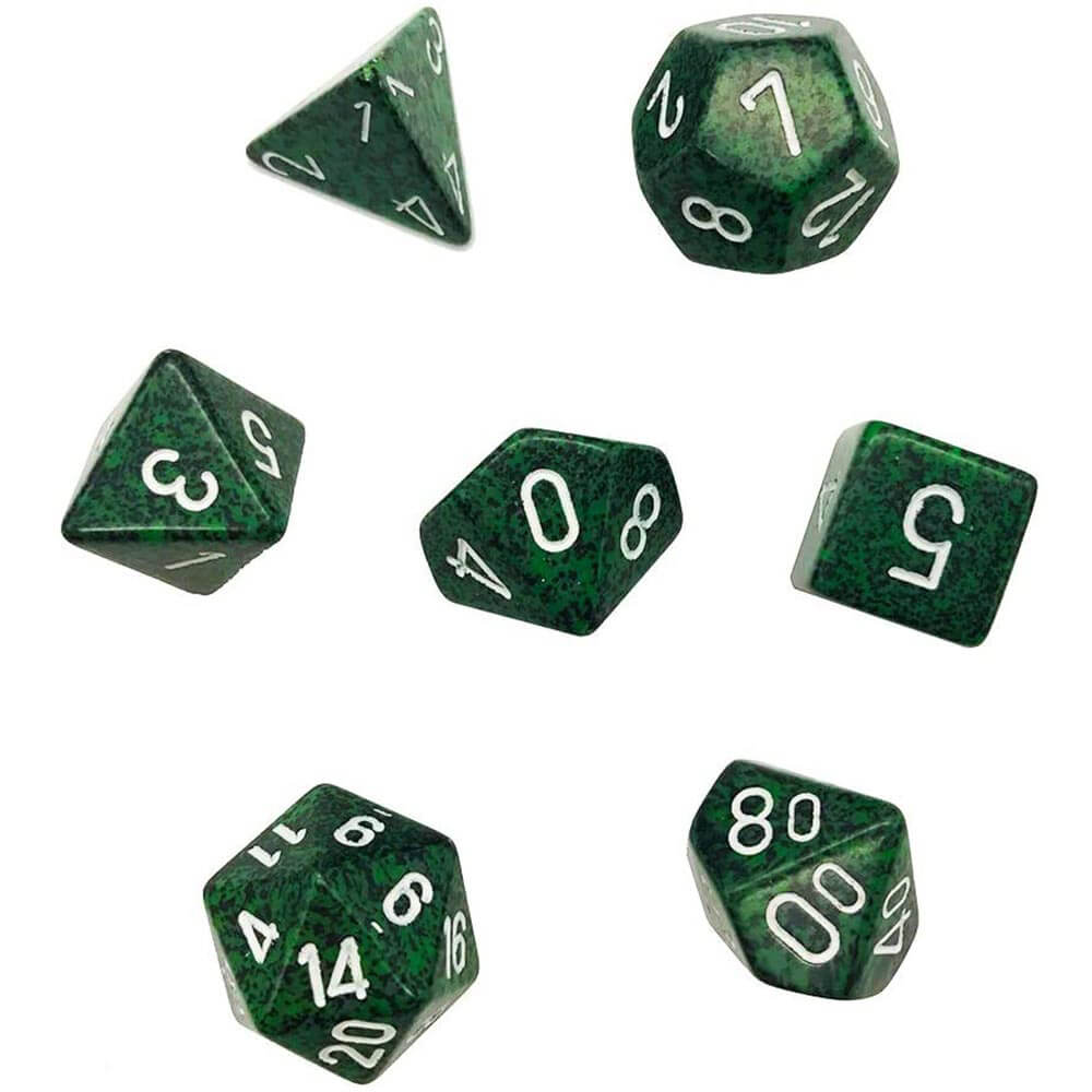 D7 Die Set Dice Dice moteled Poly (7 dados)