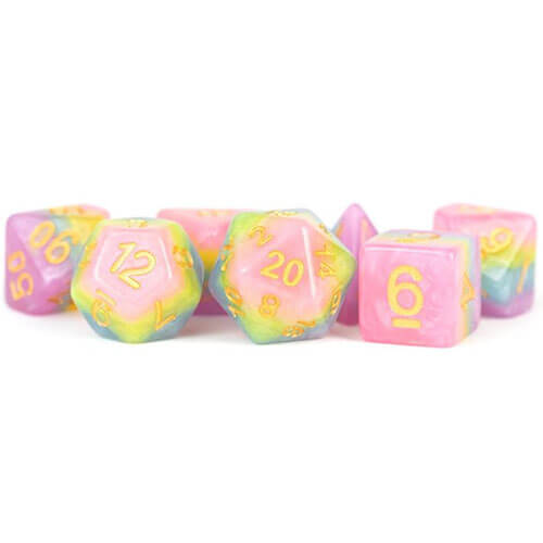 MDG Resin Polyhedral Dice Set 16mm