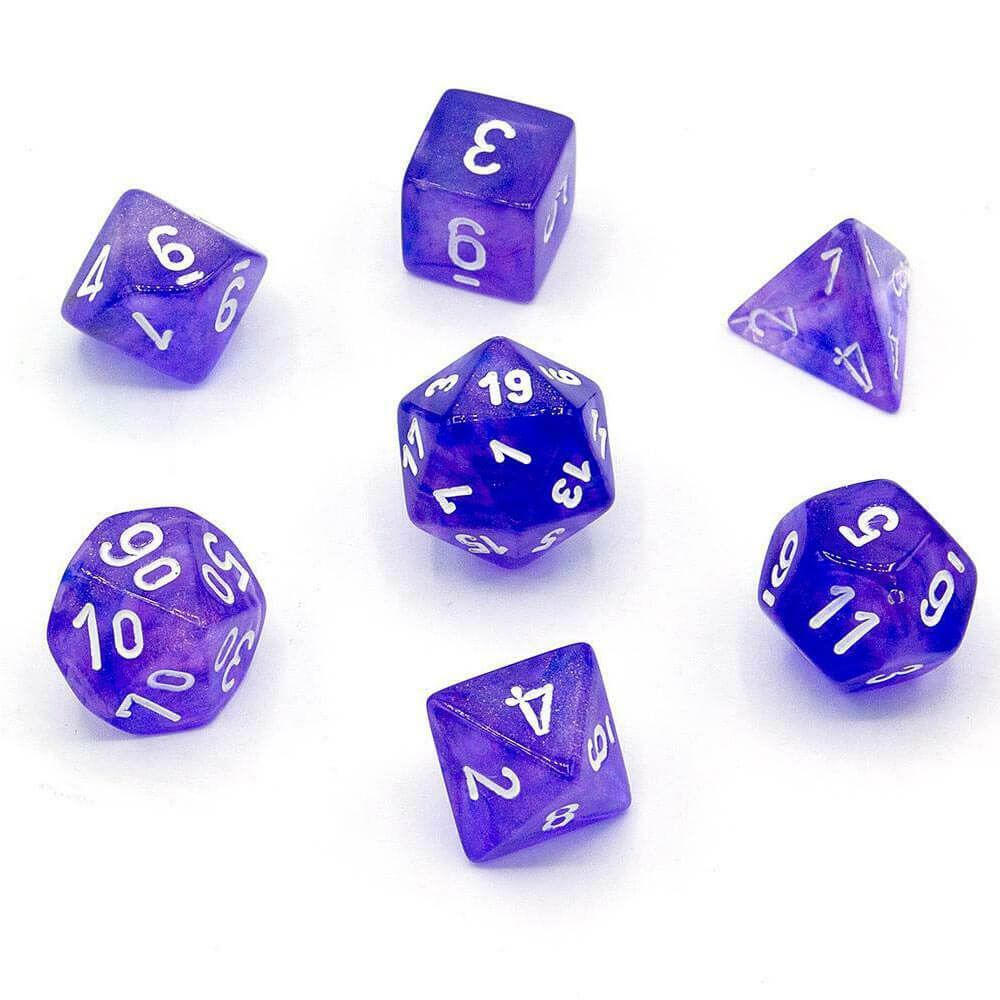 D7 Die Set Dice Borealis Poly (7 terninger)