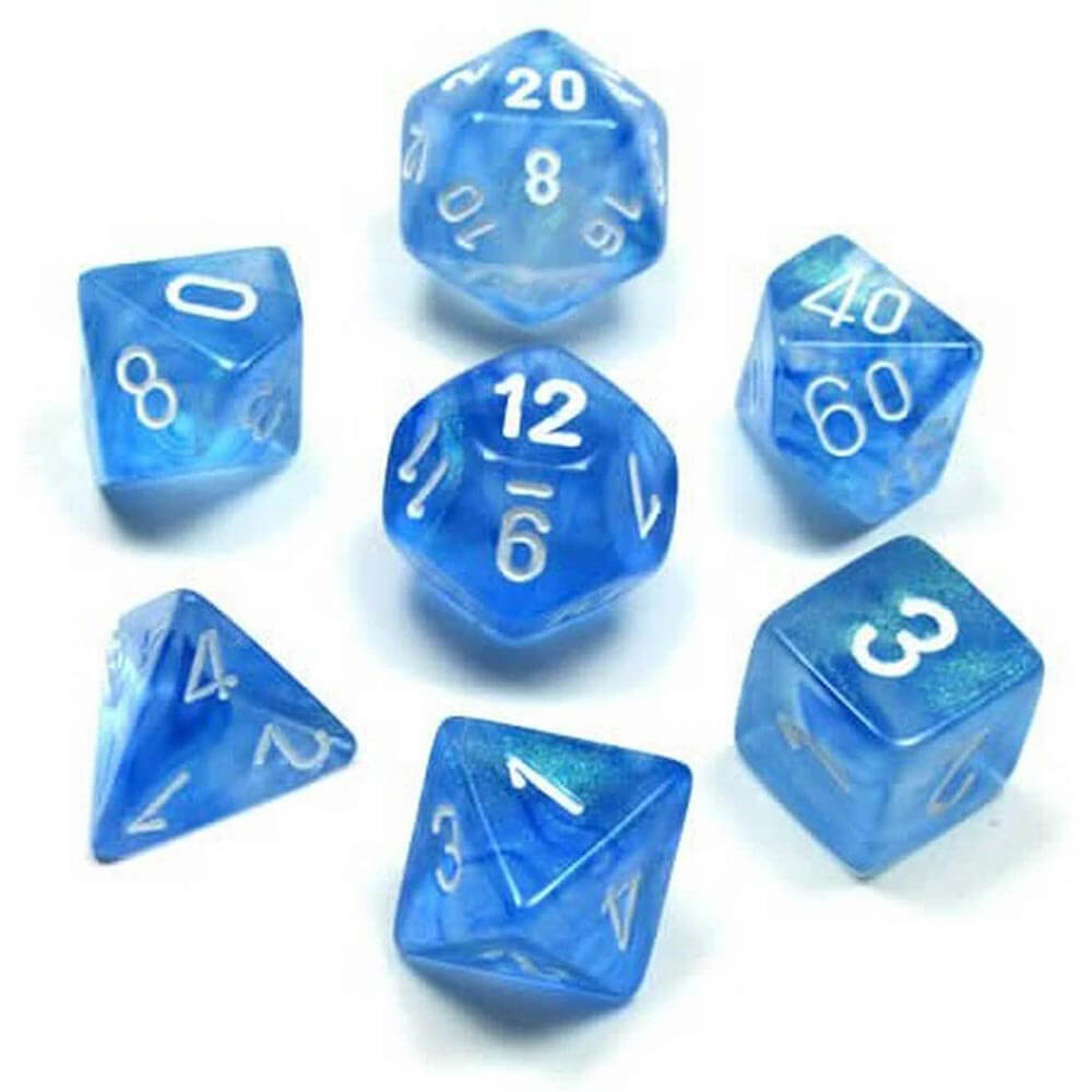 D7 Die Set Dice Borealis Poly (7 terninger)