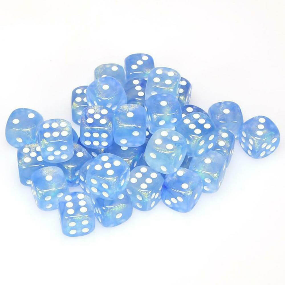 D6 dice borealis 12 mm (36 dobbelstenen)