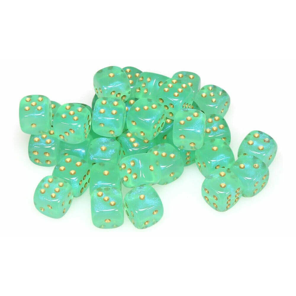 D6 Dice Borealis 12mm (36 terninger)