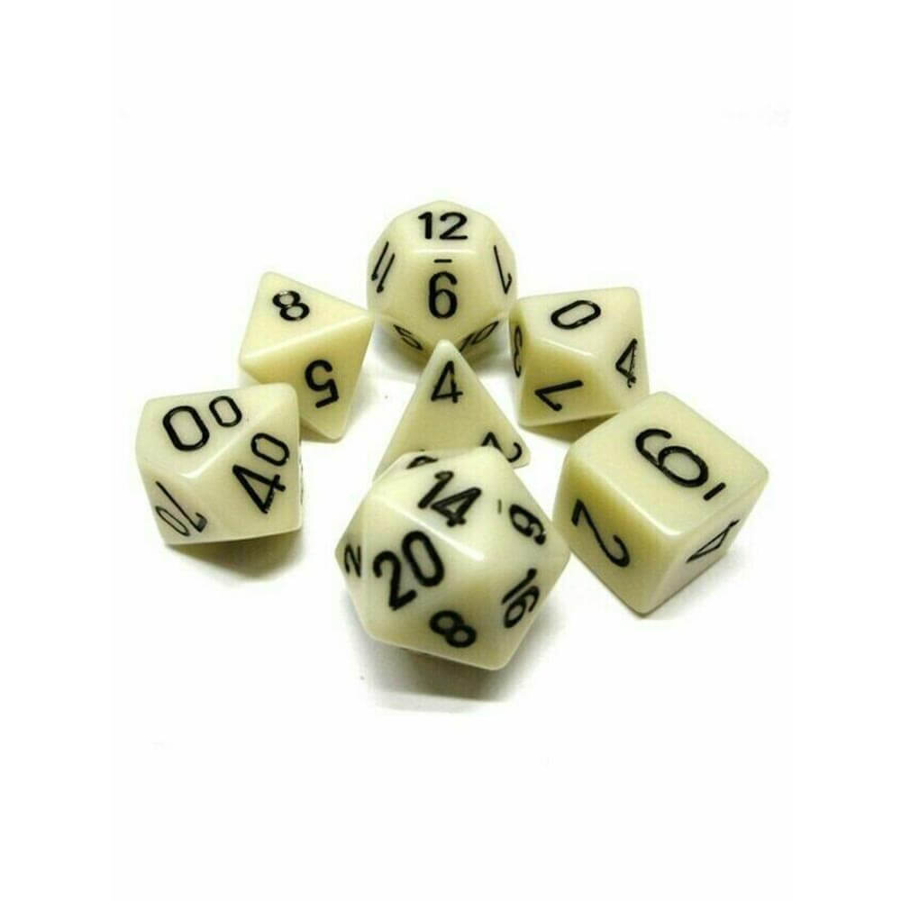 D7 Die Set Dice Opque Opque Polyh (7 dados)