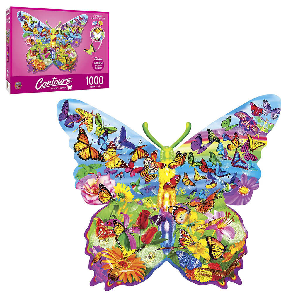 MP Contours en forme de puzzle (1000pcs)