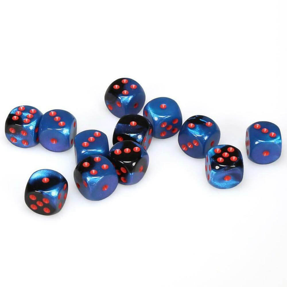 D6 DICE GEMINI 16mm (12 terninger)