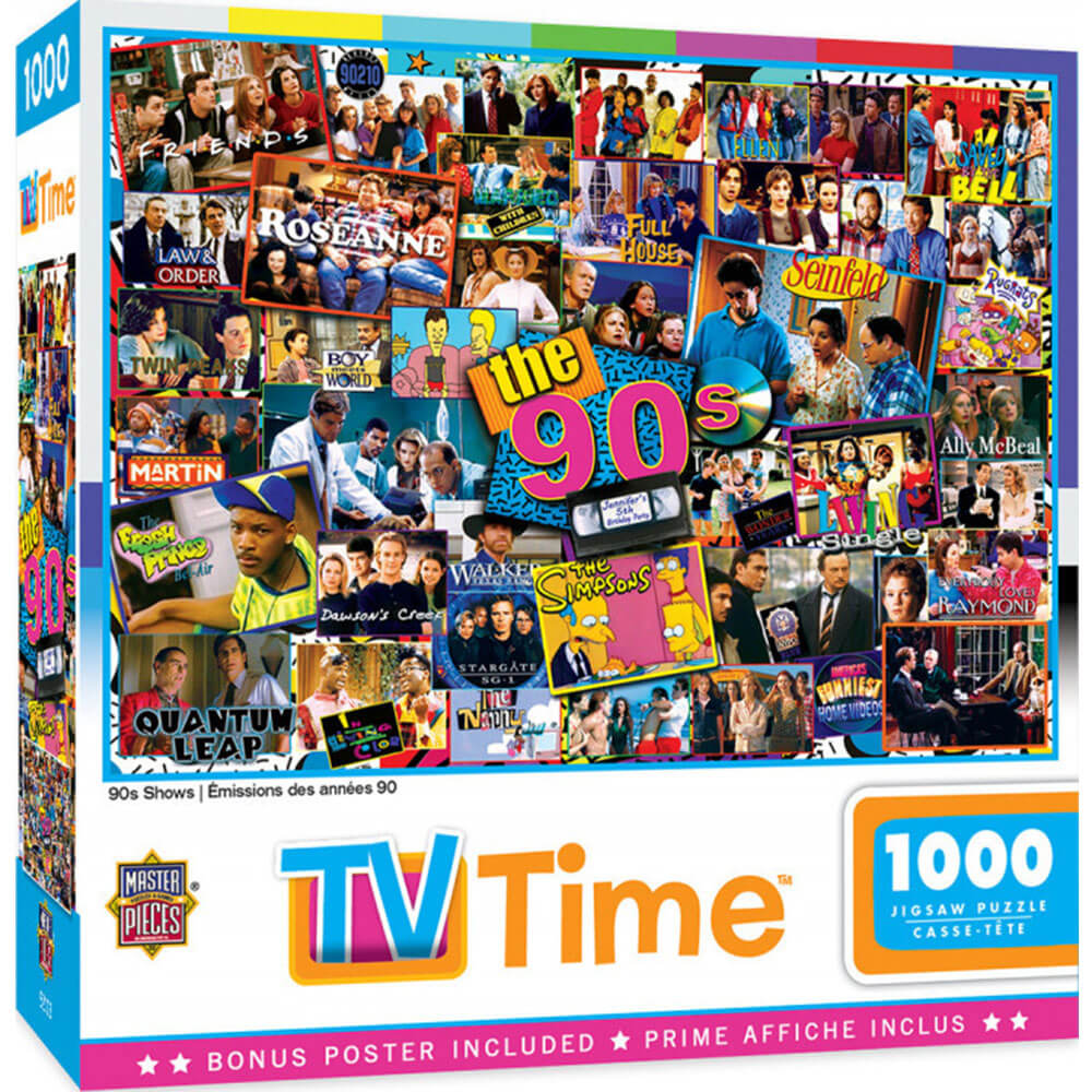 Masterpieces TV -tidsshower 1000pc pussel