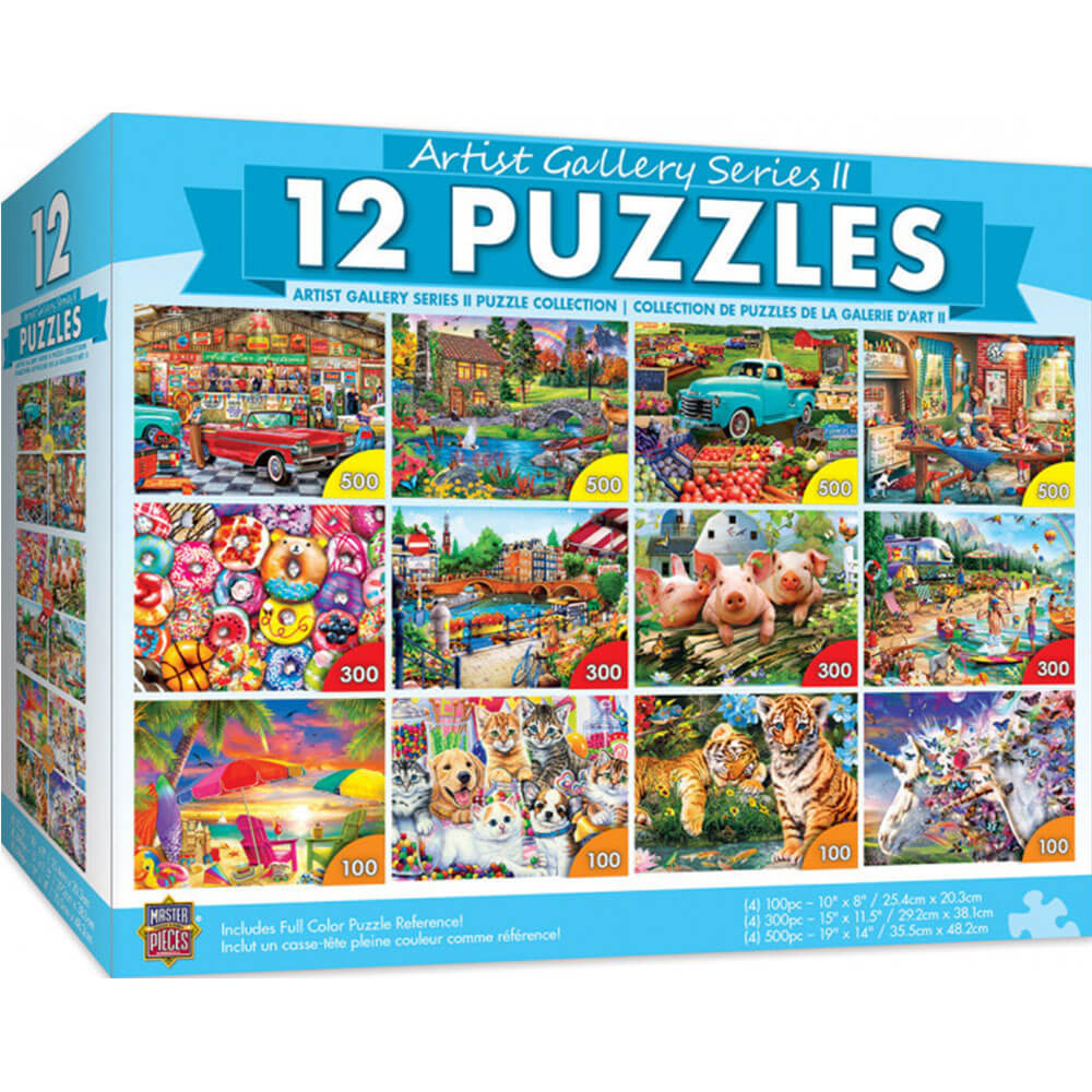 Masterpieces 12-pack puzzelbundel