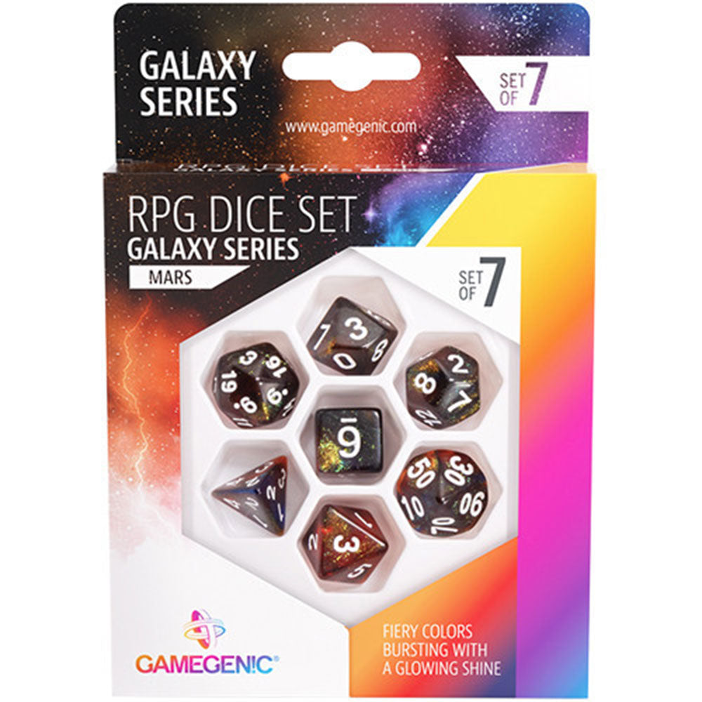 Gamegenic Galaxy Series RPG DICE SET 7st