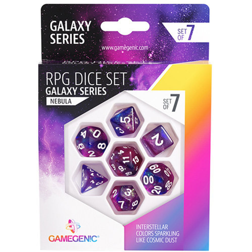 Gamegenic Galaxy Series RPG DICE SET 7st