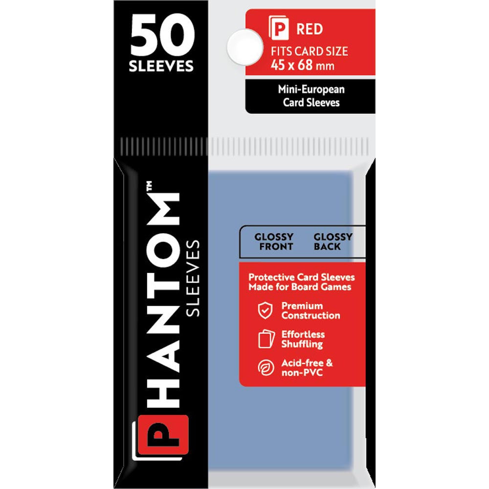 Red Phantom Sleeves 50stcs (45x68mm)