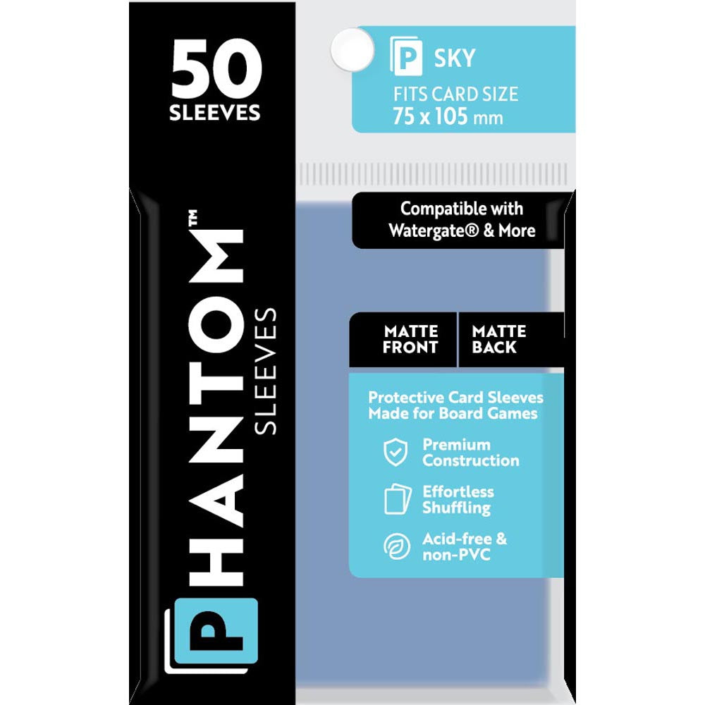 Sky Phantom Sleeves 50pcs (75x105 mm)