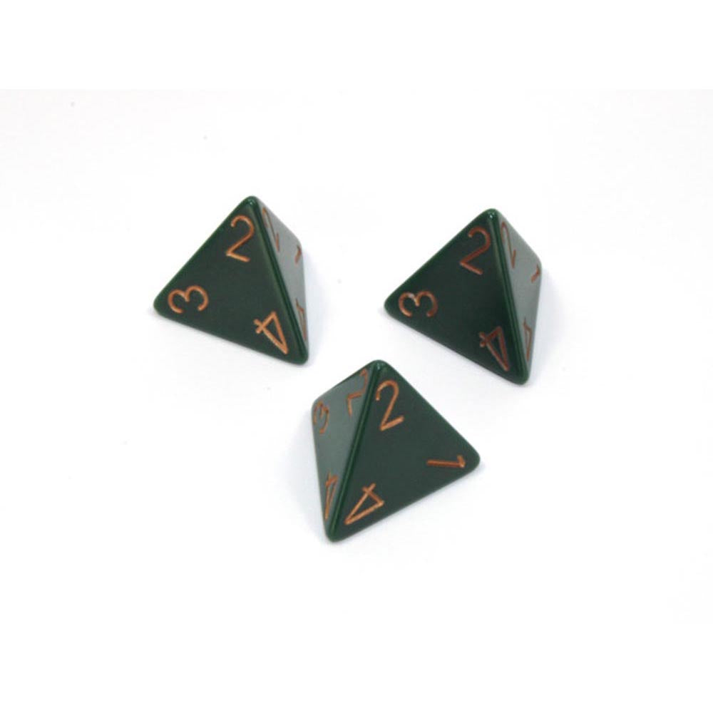 CHESSEX OPAQUE D4 DICE POLIEDRALES