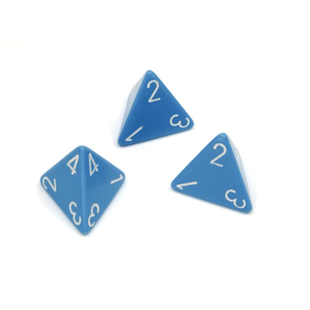 CHESSEX OPAQUE D4 DICE POLIEDRALES