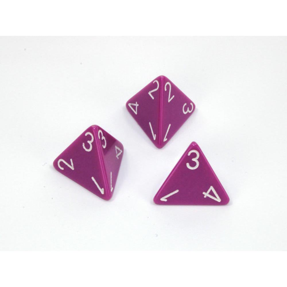 Chessex Opaque D4 Polyédrique Dice