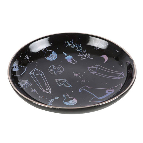 Crystal Witch Print Ceramic Trinket Dish
